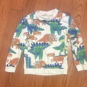 H&M Multicolor Dinosaur Sweatshirt - Sz (5/6) Boy’s